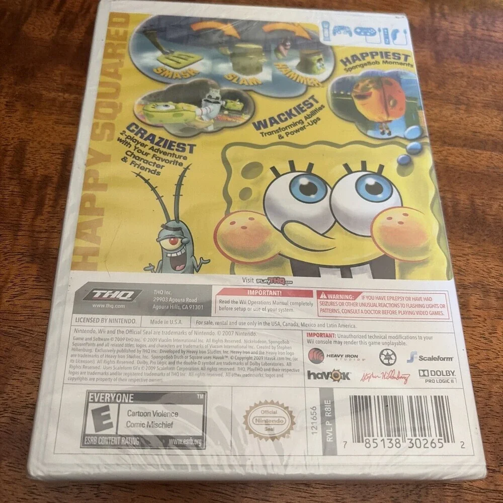 Spongebob: Truth Or Square / Game - Nintendo Wii